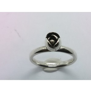 Zilver aanschuifring tulp mt. 17½ - 3073175