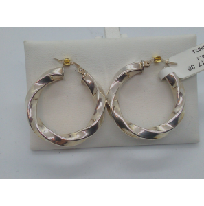 Zilver creolen VK tors 30 mm - 3070317