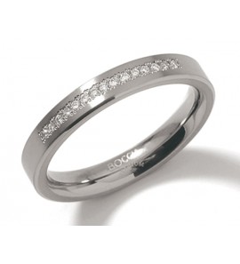 Boccia ring 0120-0455 met diam/bril 0.075 crt. W/SI - 3071529