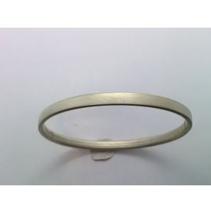 Zilver slavenband dop 5 mm vlak 60 mm mat - 3070095