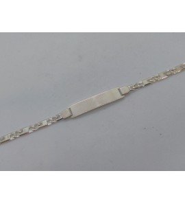 Zilver plaatband pl/gr 19 cm - 3073785