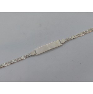 Zilver plaatband pl/gr 19 cm - 3073785