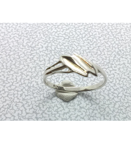 Zilver dames ring fantasie mt. 18 - 3073040