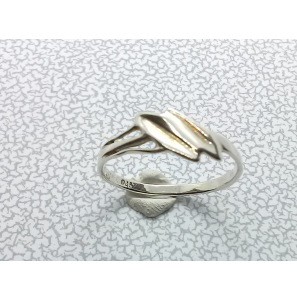 Zilver dames ring fantasie mt. 18 - 3073040