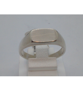 Zilver heren ring rechthoek mt. 20.5 - 3074013