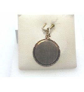 Zilver graveerplaat rond 16 mm - 2091278
