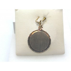 Zilver graveerplaat rond 16 mm - 2091278