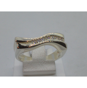Zilver dames ring met zirkonia - 3072290