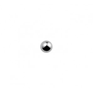 Zilver RH neusknopje bol 2,5 mm - 3079063