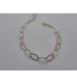 Zilver armband oogketting 8x15 19 cm - 3078988