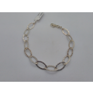 Zilver armband oogketting 8x15 19 cm - 3078988