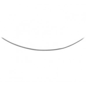 Zilver RH Omega collier schroefsluiting 1.5 mm 42 cm - 3081823