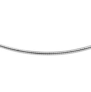 Zilver Omega collier gerodineerd 2 mm 45 cm - 3081829
