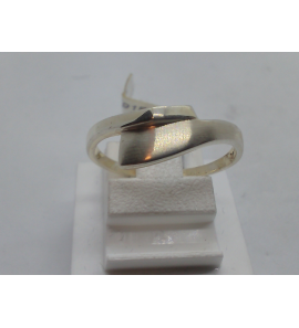 Zilver dames ring glans/mat - 3079153