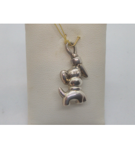 Zilver Urn hanger "hondje" - 3079905
