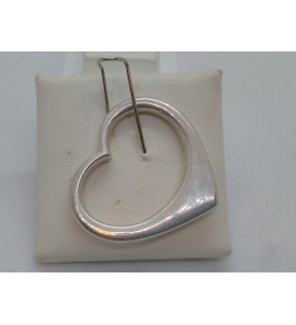 Zilver swing hart 27 mm - 3081920