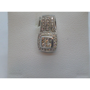 Diamonde hanger wit met diam/bril 0.25 crt - 3080423