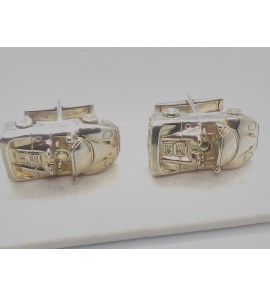 Zilver manchetknopen cabrio - 3080519