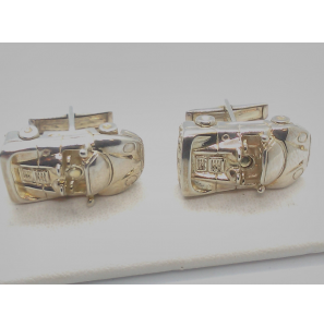 Zilver manchetknopen cabrio - 3080519