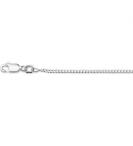 Zilver gourmet collier 1.8 mm 45 cm - 3082439