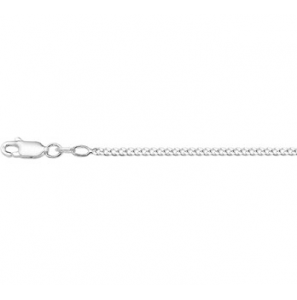 Zilver gourmet collier 2.0 mm 45 cm - 3082440