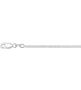 Zilver gourmet collier 2.2 mm 42 cm - 3082447