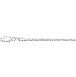 Zilver gourmet collier 2.2 mm 42 cm - 3082447