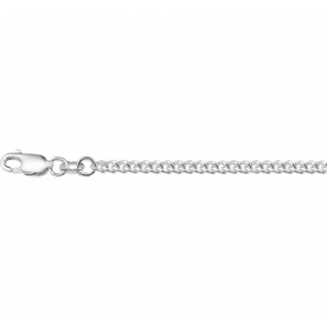 Zilver gourmet collier 2.6 mm 60 cm - 3082434