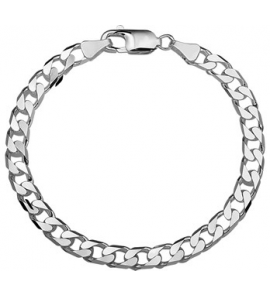 Zilver armband gourmet 6.0 mm 21 cm - 3082472