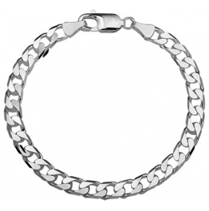 Zilver armband gourmet 6.0 mm 21 cm - 3082472