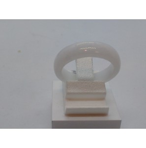 Jade ring gekleurd wit - 3089314