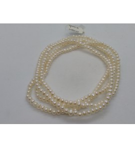 ZW parel collier 90 cm wit - 3086979
