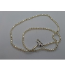 ZW parel collier 4 mm wit 60 cm - 3086983