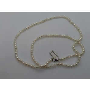 ZW parel collier 4 mm wit 60 cm - 3086983