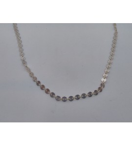 Zilver collier ronde plaatjes 4 mm 45 cm - 3091939