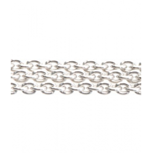 Close to mij Heart collier zilver 3-streng 45 cm 1-28 - 3085687