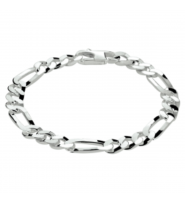 Zilver armband figaro 5/1 5,5 mm 21 cm - 3089834