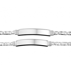 Zilver plaatband fant 20 cm - 2082472
