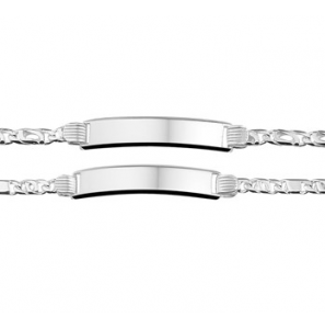 Zilver plaatband fant 20 cm - 2082472