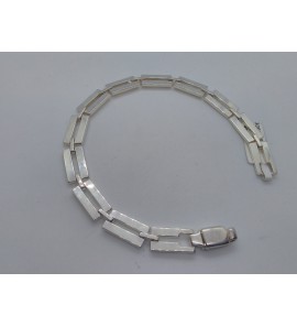 Zilver armband blok 21 cm - 3088115