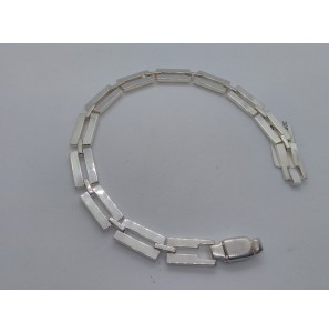 Zilver armband blok 21 cm - 3088115