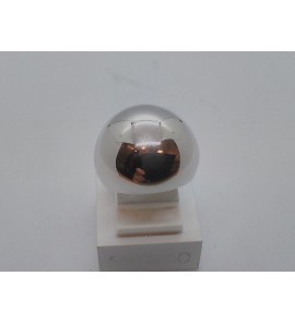 Zilver dames ring bol mt. 17¢ - 2081695
