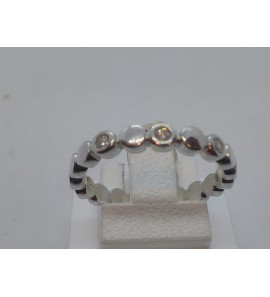 Zilver dames ring met diamant 0.075 crt - 2081250