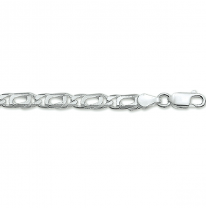 Zilver armband valkoog 5 mm 21 cm - 3090053