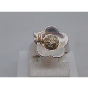 Sproet ring bloem met vlinder zirkonia - 2081194