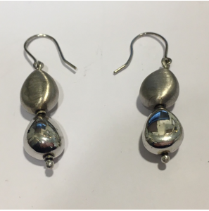 Zilver oorhangers bol mat/glans - 2081688