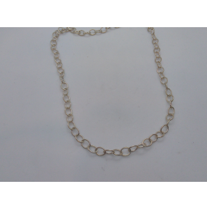 Zilver collier anker ovaal 42 cm - 2082059
