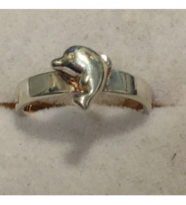 Sproet ring met dolfijn - 3093820