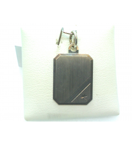 Zilver graveerplaat 14X18 mm - 3093851