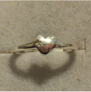 Sproet ring met hartje - 3093790